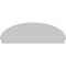 Ekena Millwork Elliptical 4 Spoke Architectural Grade PVC Combination Pediment, 84"W x 27-7/8"H x 2-3/4"P PEDPC084X280ELL04 - alternate 4